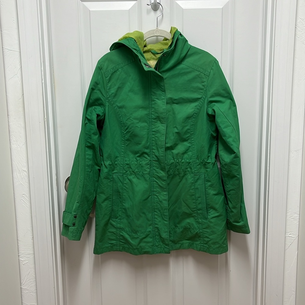 Eddie Bauer Women's Green Hooded Jacket